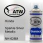 Preview: Honda, Sparkle Silver Metallic, NH-628M: 400ml Sprühdose, von ATW Autoteile West.